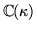 ${\fam\msbmfam\relax C}(\kappa)$